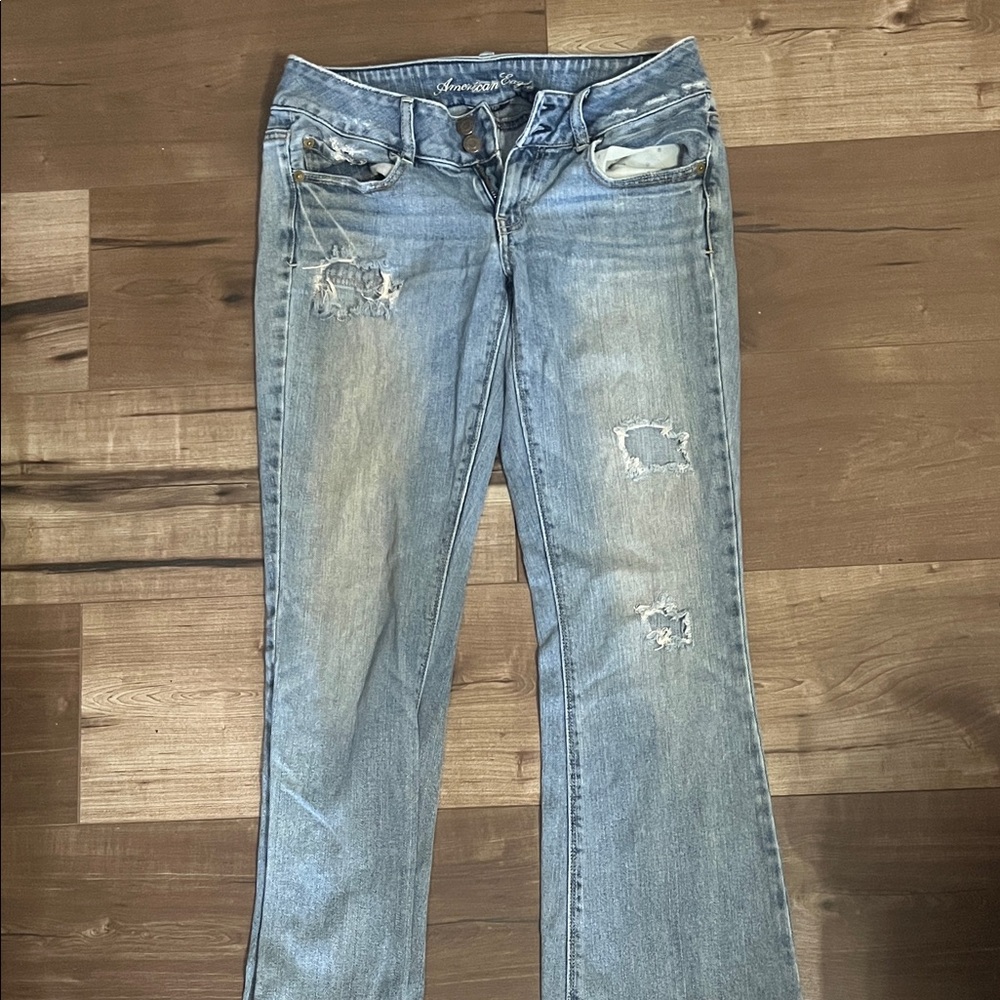 American Eagle Outfitters Light Blue Boot Cut Jeans